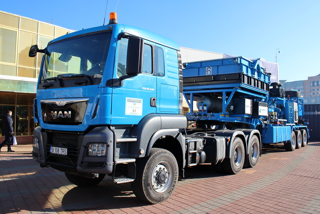 Румыния, № B 108 TRS — MAN TGS Euro 6 (Общая модель); Киев — Международная специализированная выставка «НАФТОГАЗЕКСПО‑2018"