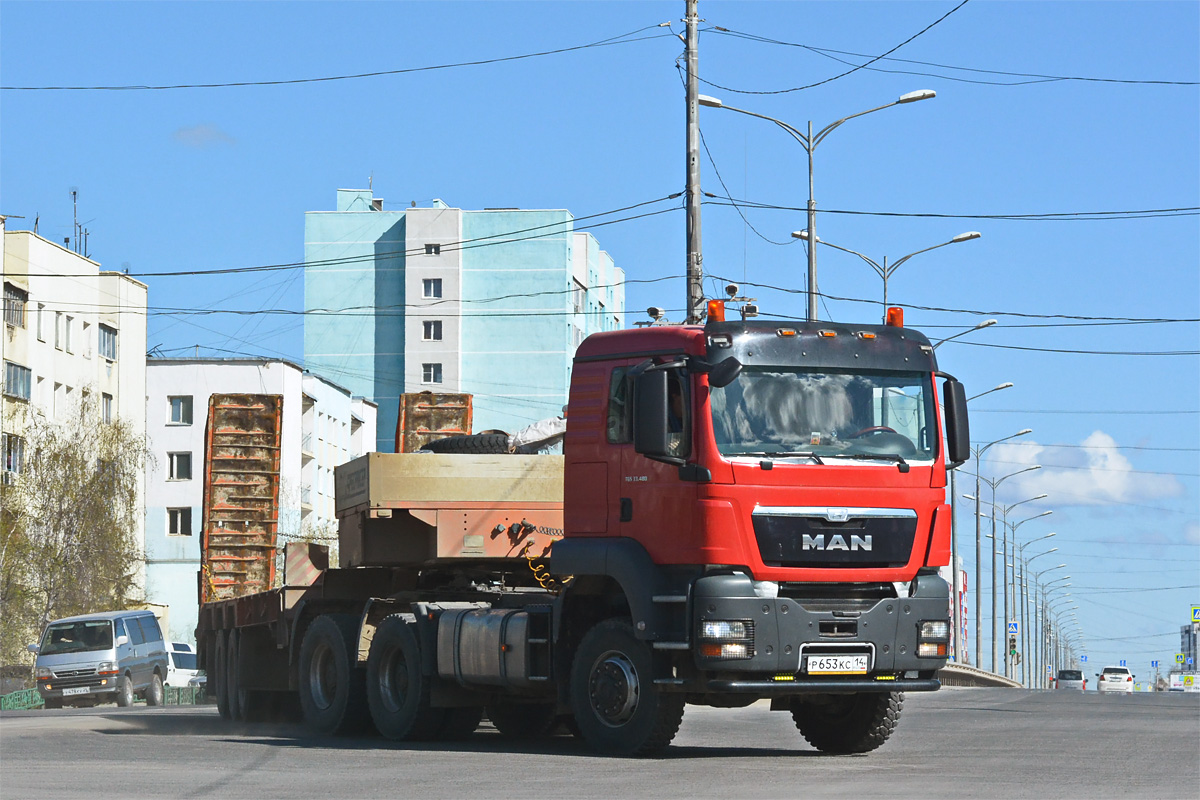 Саха (Якутия), № Р 653 КС 14 — MAN TGS 33.480