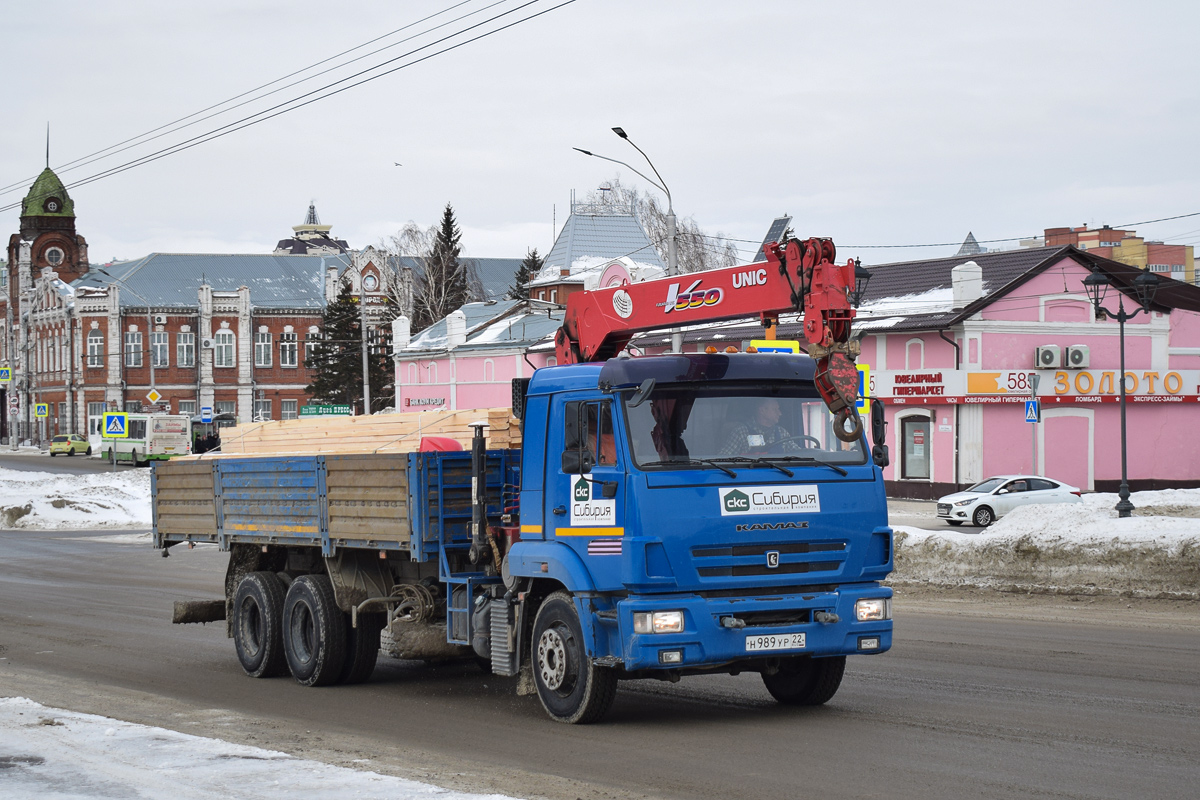 Алтайский край, № Н 989 УР 22 — КамАЗ-65117-A4(23)