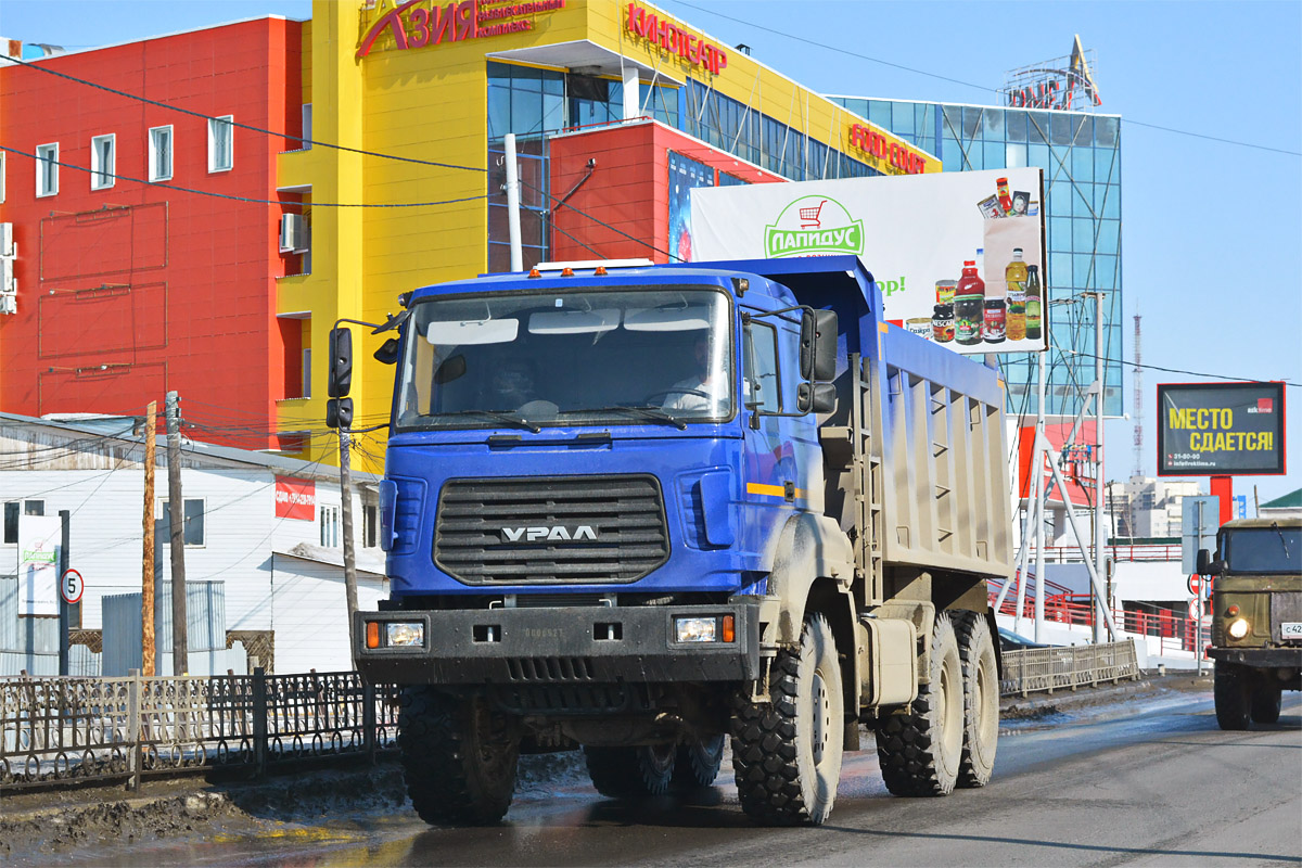 Саха (Якутия), № (14) Б/Н 0166 — Урал-6370; Саха (Якутия) — Автомобили без номеров