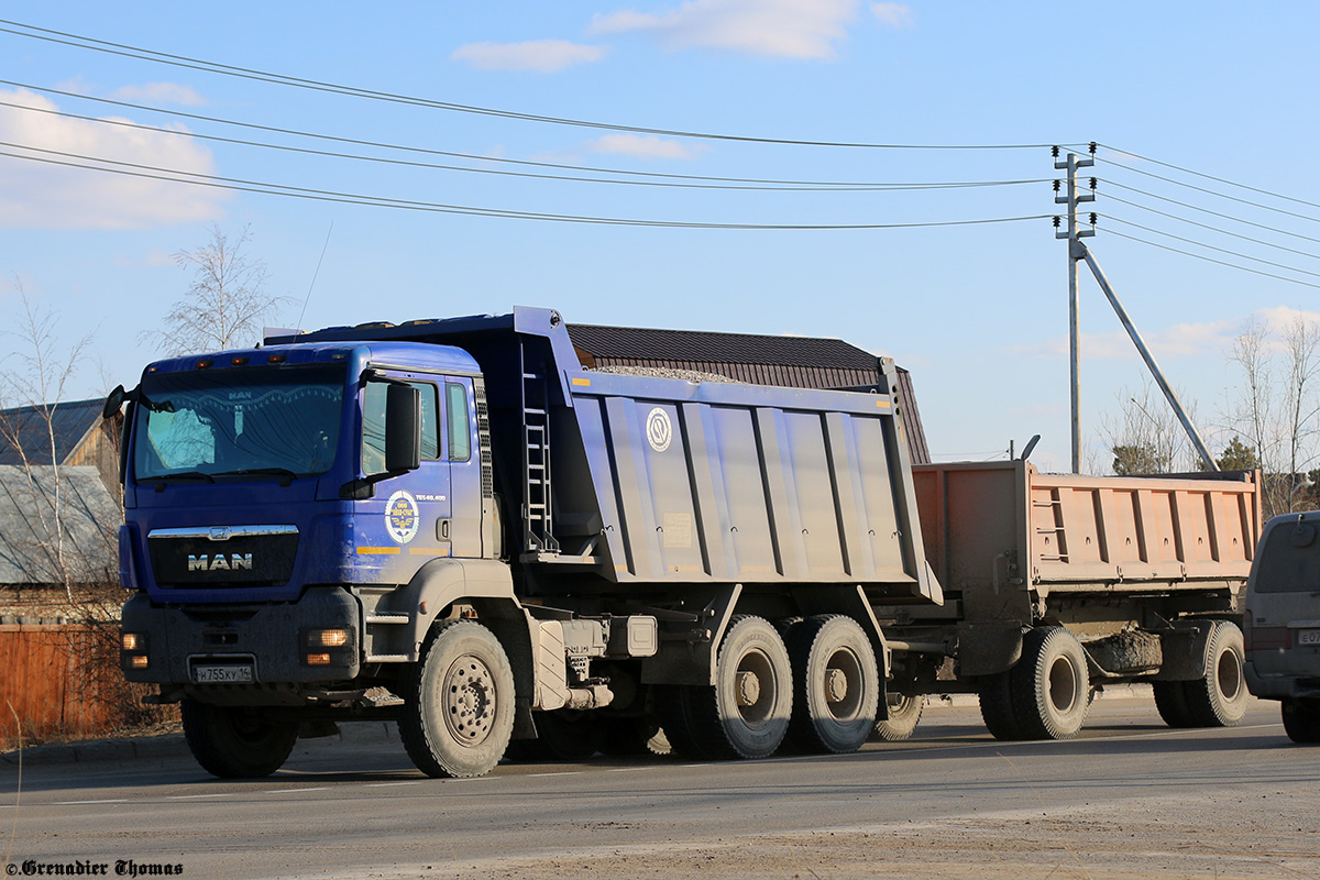 Саха (Якутия), № Н 755 КУ 14 — MAN TGS 40.400