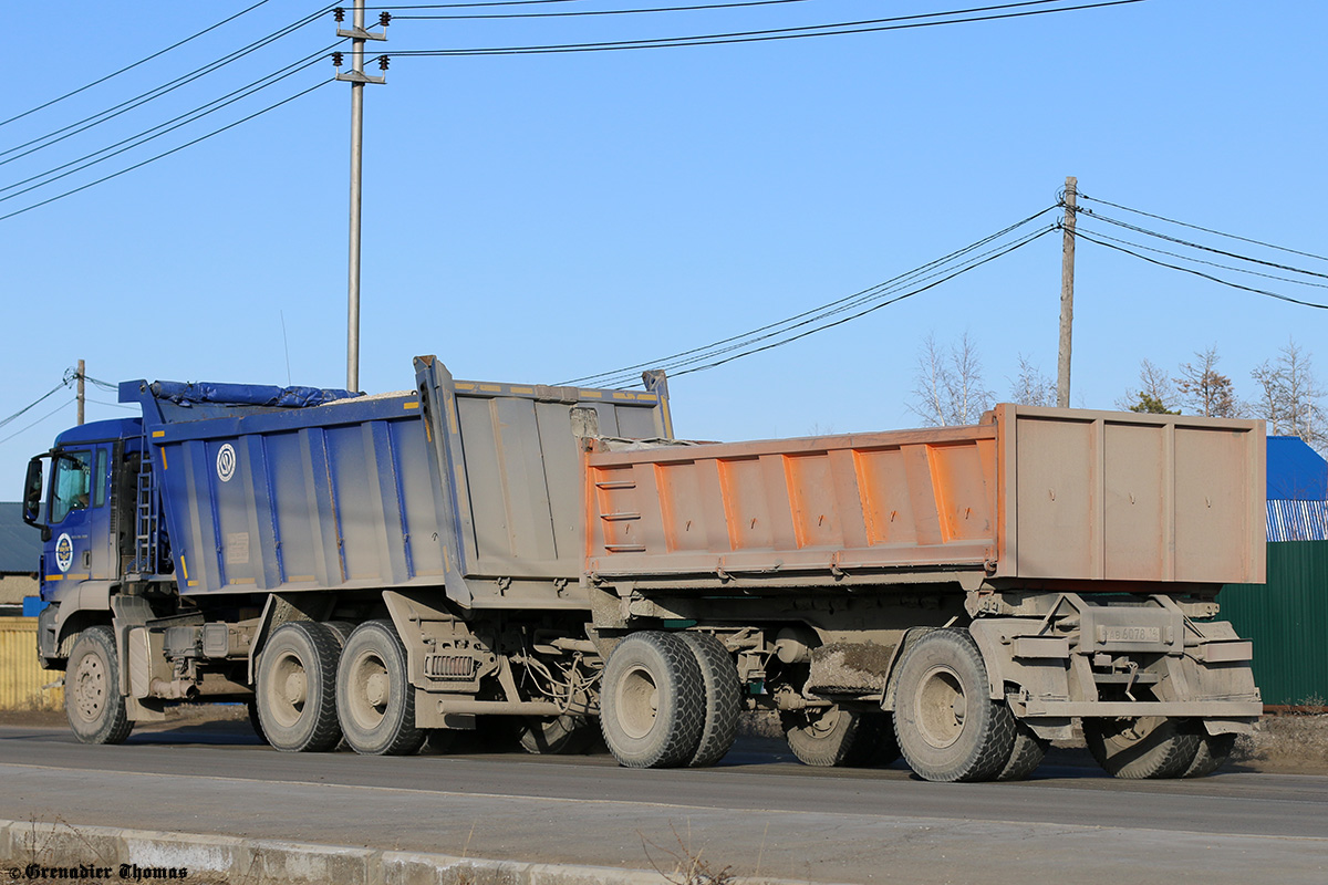 Саха (Якутия), № Н 755 КУ 14 — MAN TGS 40.400