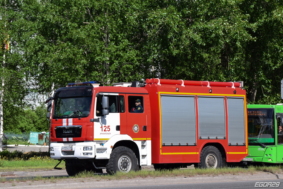 Архангельская область, № 125 — MAN TGM 18.330
