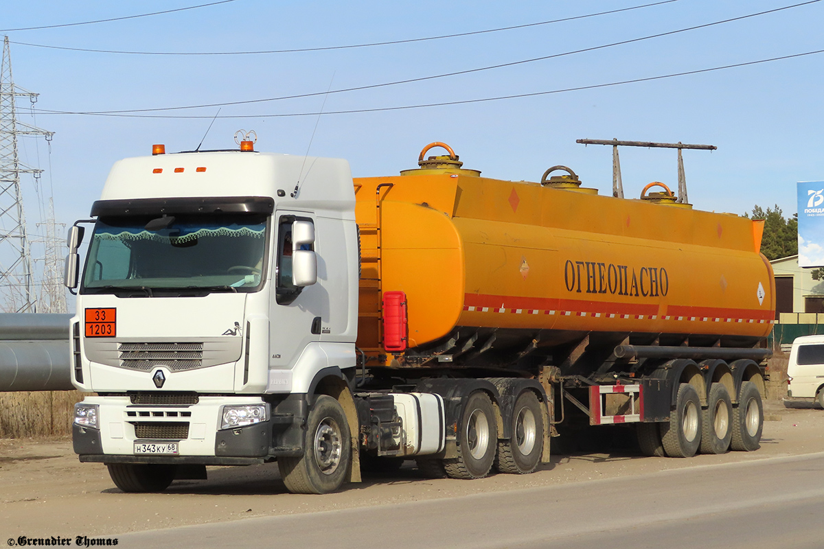 Саха (Якутия), № Н 343 КУ 68 — Renault Premium Lander [X9P]