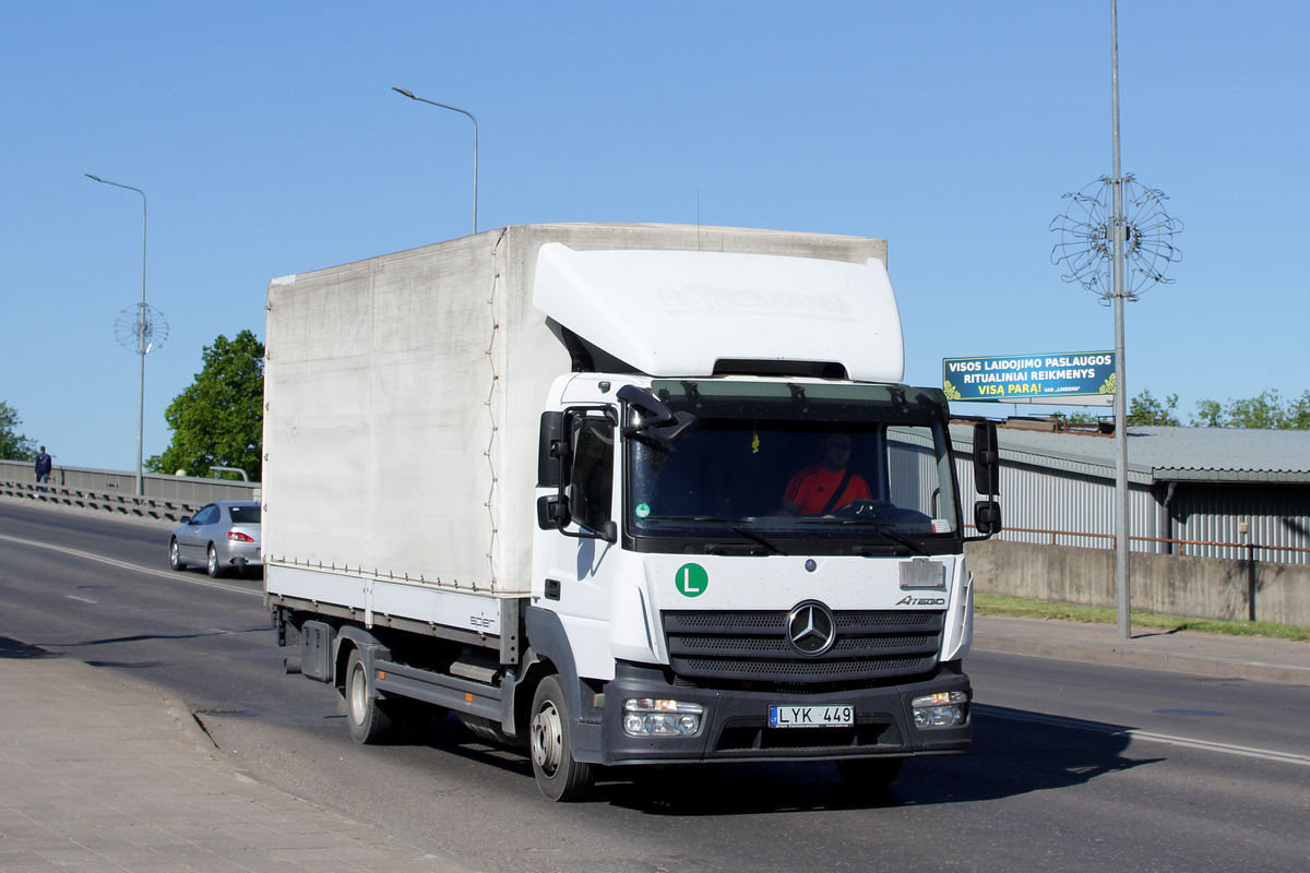 Литва, № LYK 449 — Mercedes-Benz Atego 818