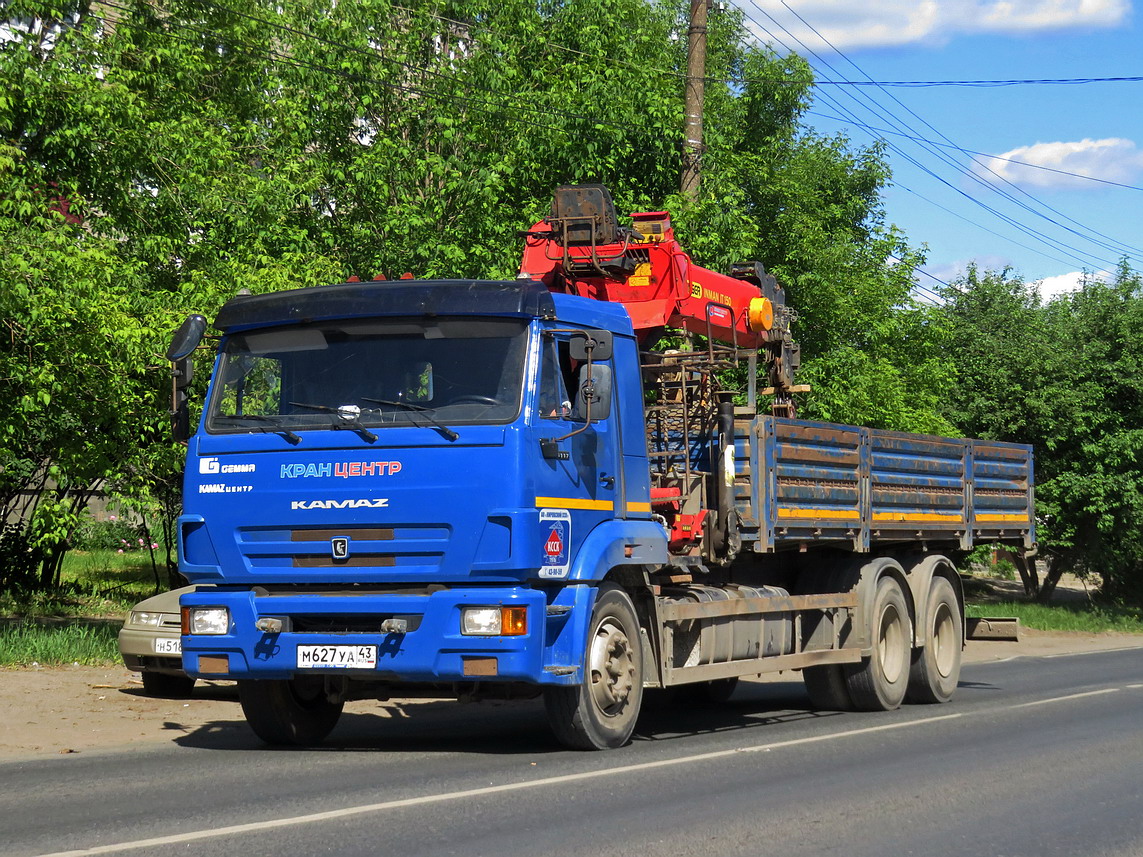 Кировская область, № М 627 УА 43 — КамАЗ-65117-L4(19)