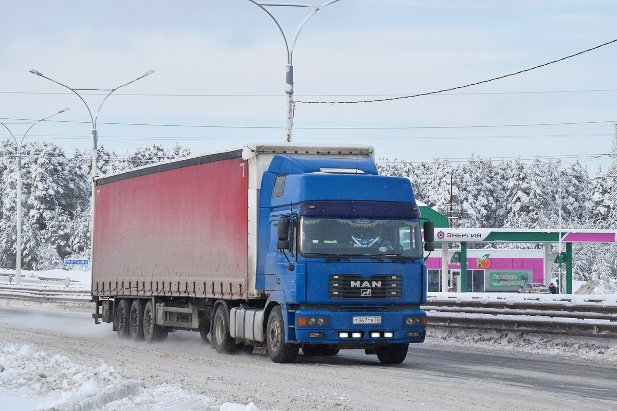 Омская область, № Т 367 ТВ 55 — MAN F2000 19.414