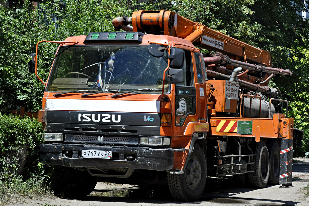Алтайский край, № Х 747 УК 22 — Isuzu Giga (общая модель)