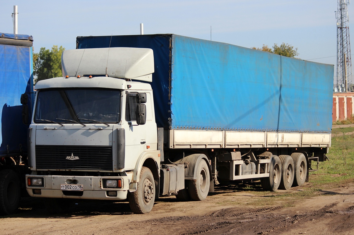 Удмуртия, № Т 002 СО 18 — МАЗ-54329
