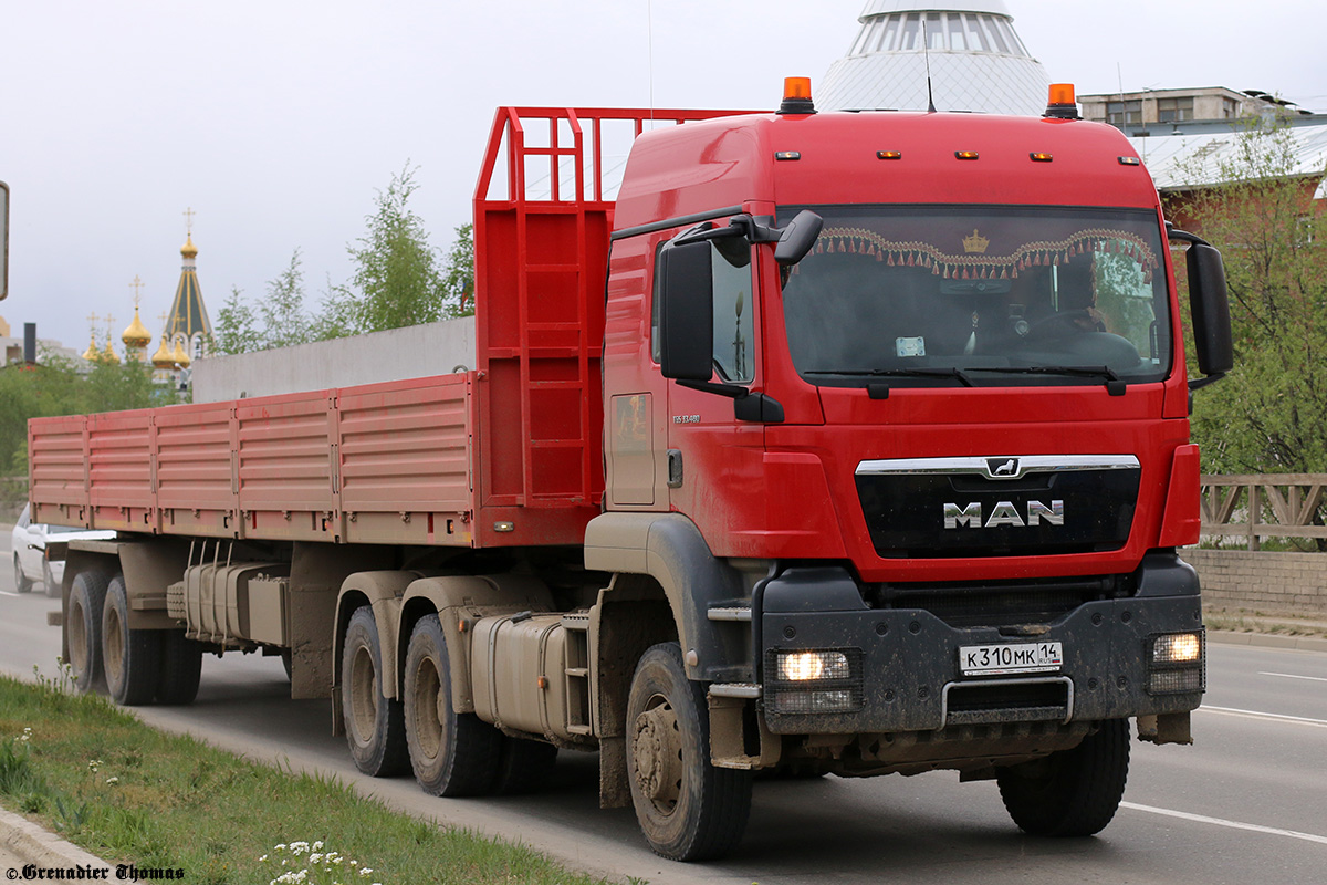 Саха (Якутия), № К 310 МК 14 — MAN TGS 33.480