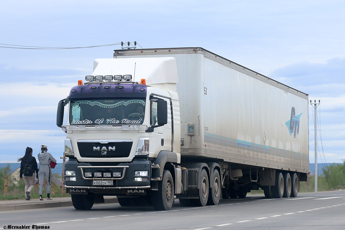 Саха (Якутия), № К 002 ОУ 190 — MAN TGS 33.440