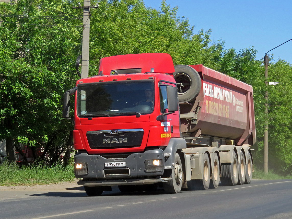 Кировская область, № Т 996 РК 43 — MAN TGS 33.480