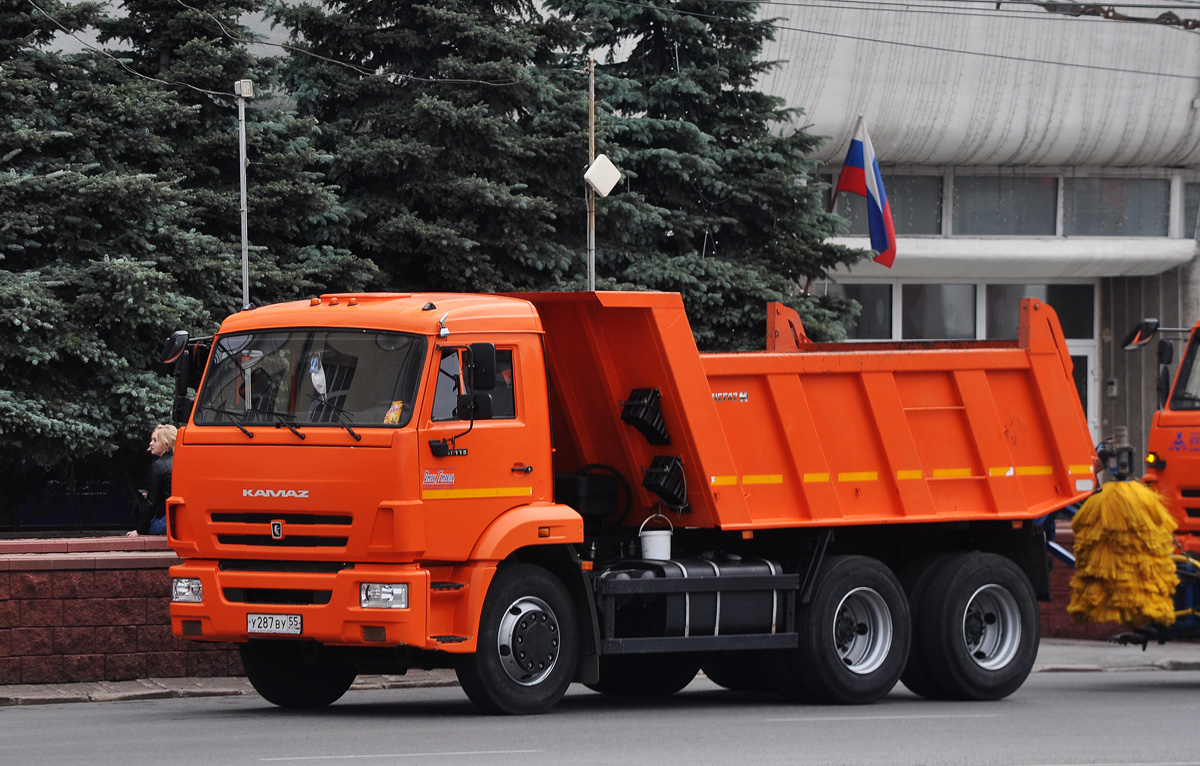 Омская область, № У 287 ВУ 55 — КамАЗ-65115-L4(19)