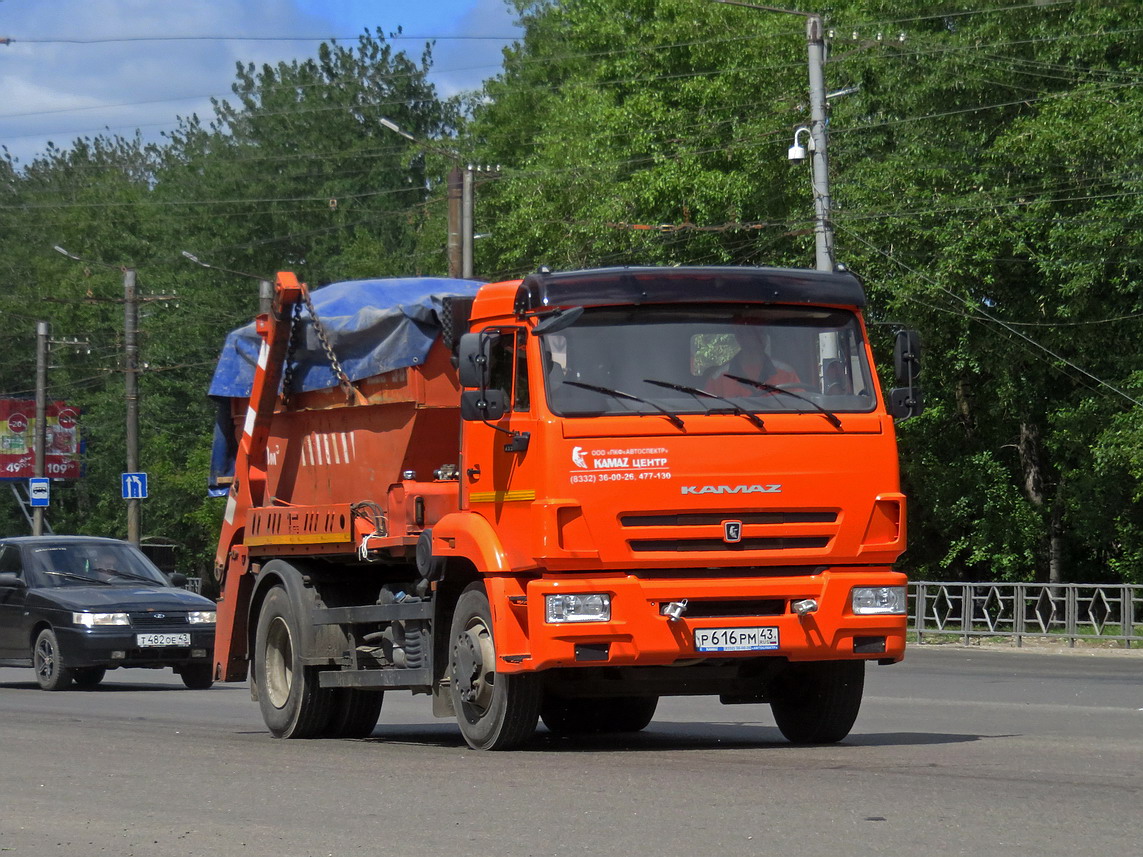 Кировская область, № Р 616 РМ 43 — КамАЗ-43255-G5(69)