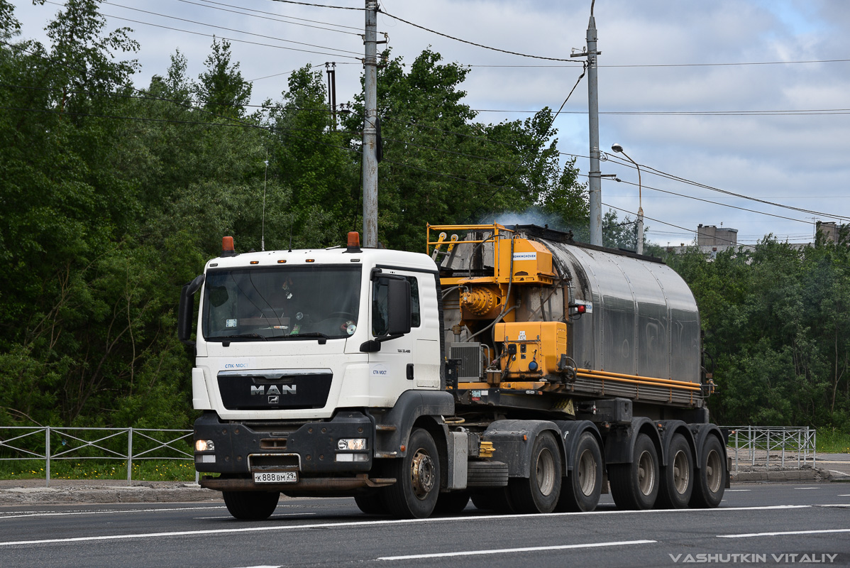 Архангельская область, № К 888 ВМ 29 — MAN TGS 33.480
