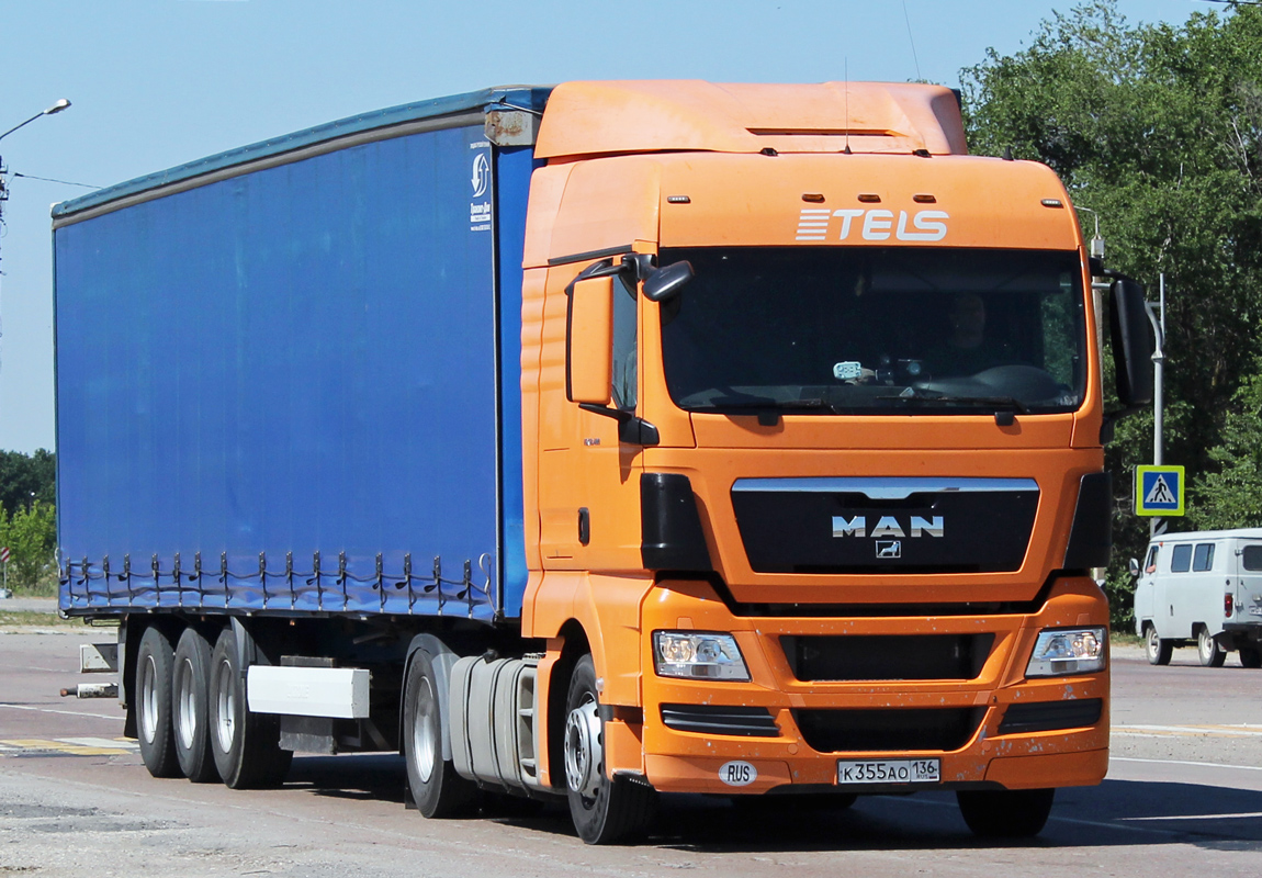 Воронежская область, № К 355 АО 136 — MAN TGA 18.400