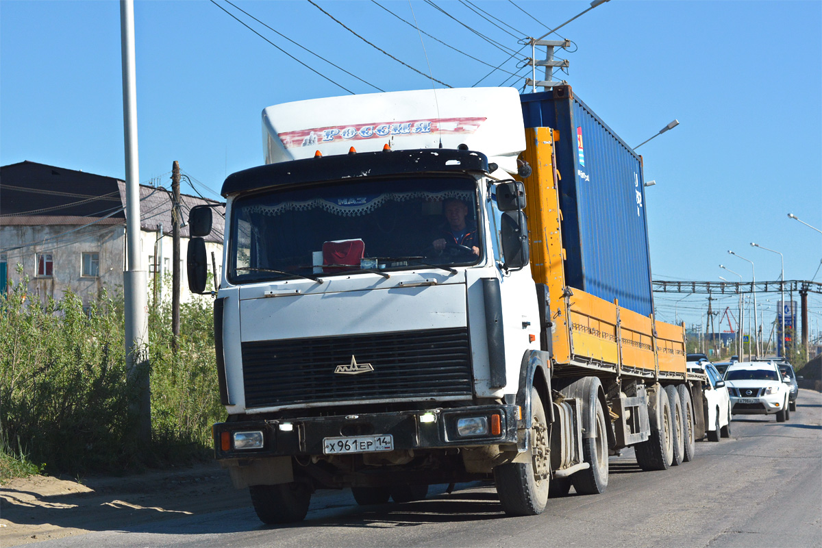 Саха (Якутия), № Х 961 ЕР 14 — МАЗ-54323