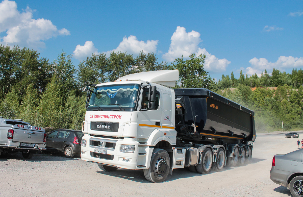 Пермский край, № Н 745 АА 159 — КамАЗ-65206-T5(68)