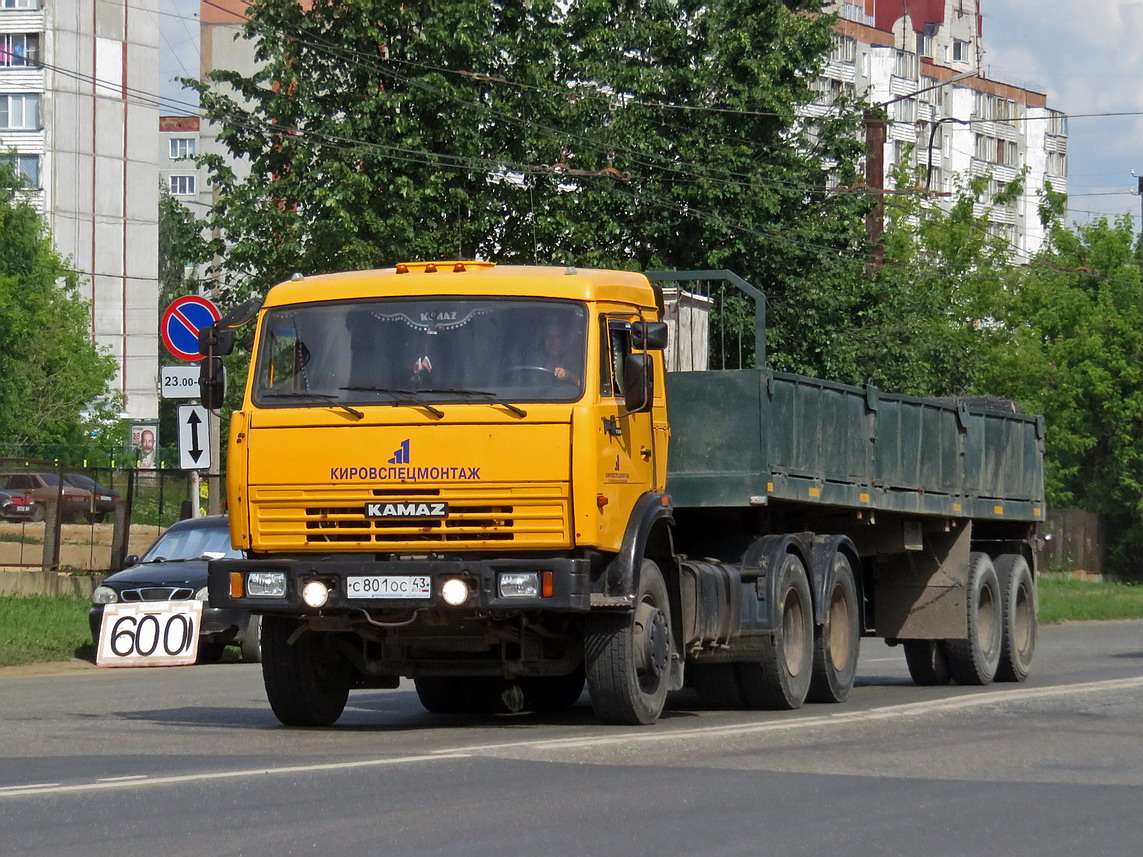 Кировская область, № С 801 ОС 43 — КамАЗ-65116-N3(78)