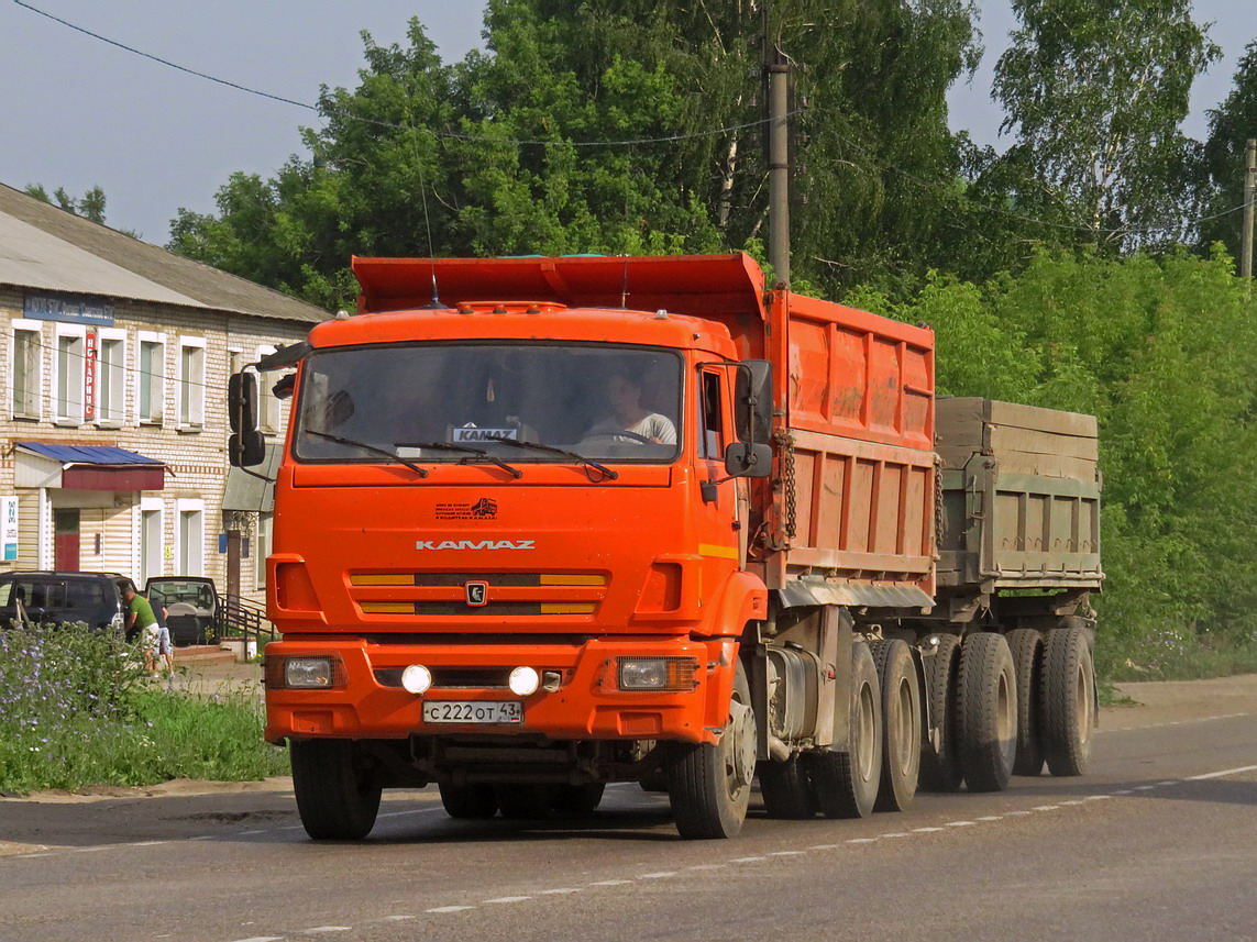 Кировская область, № С 222 ОТ 43 — КамАЗ-65115-A4(23)