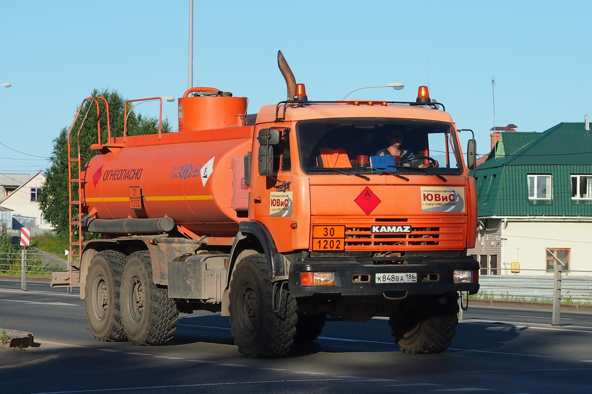 Ханты-Мансийский автоном.округ, № К 848 ВА 186 — КамАЗ-43118-10 [43118K]