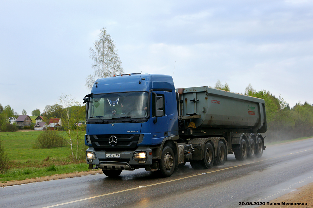 Саратовская область, № Е 237 ВВ 164 — Mercedes-Benz Actros '09 2641 [Z9M]