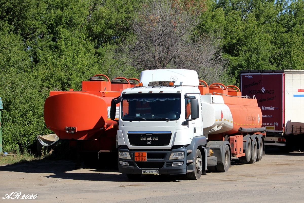Тамбовская область, № Н 519 ТК 68 — MAN TGS 19.400