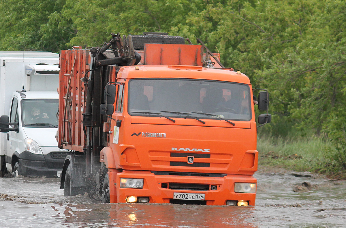 Челябинская область, № У 302 НС 174 — КамАЗ-43253-H3(99)