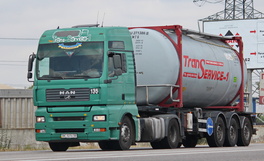 Львовская область, № ВС 3274 СВ — MAN TGA 18.440