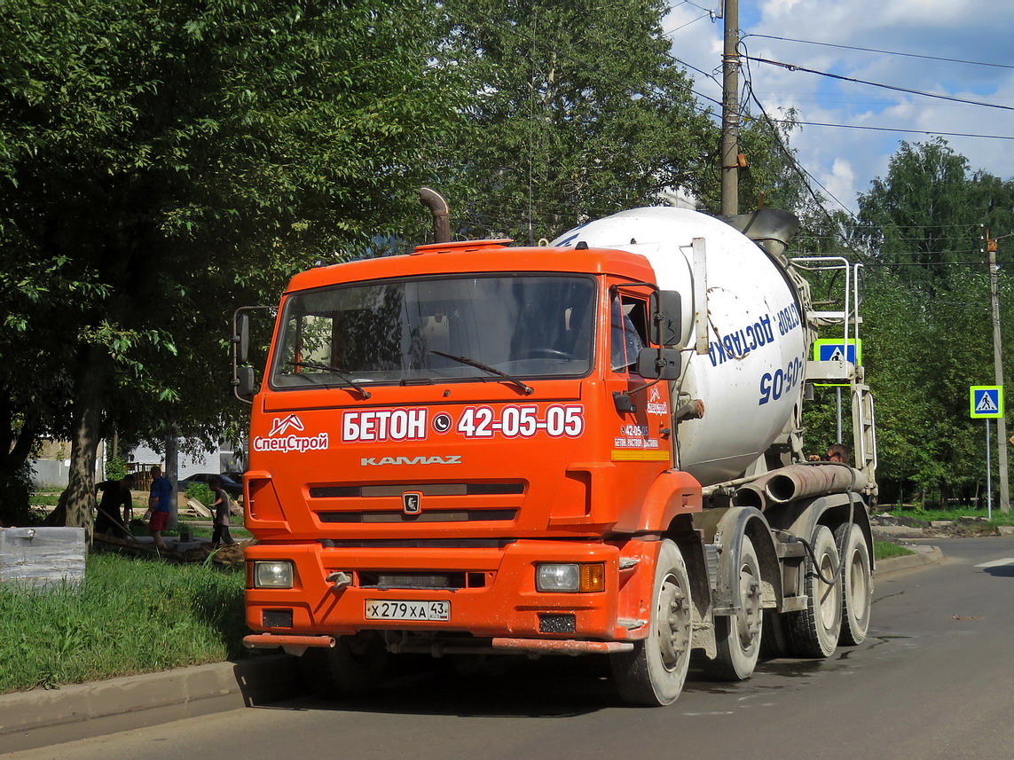 Кировская область, № Х 279 ХА 43 — КамАЗ-6540-L4(19)