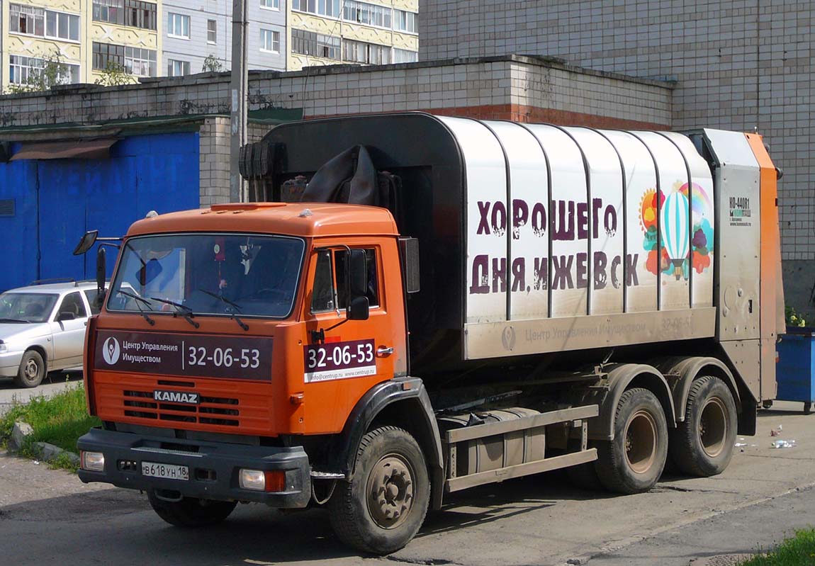 Удмуртия, № В 618 УН 18 — КамАЗ-65115-62