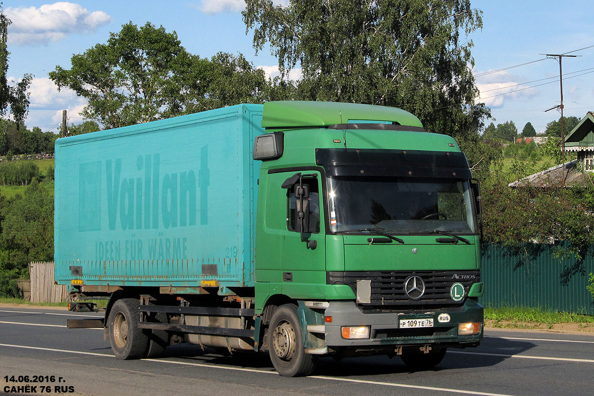 Ярославская область, № Р 109 ТЕ 76 — Mercedes-Benz Actros ('1997) 1840