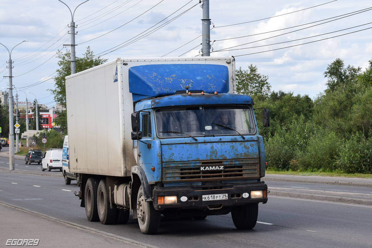 Архангельская область, № К 618 РТ 29 — КамАЗ-65115-D3(97)