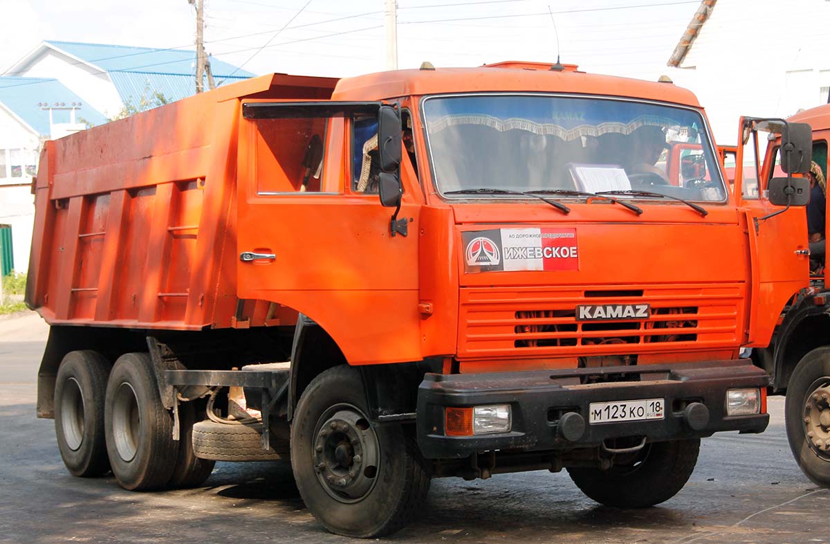Удмуртия, № М 123 КО 18 — КамАЗ-65115-D3(97)