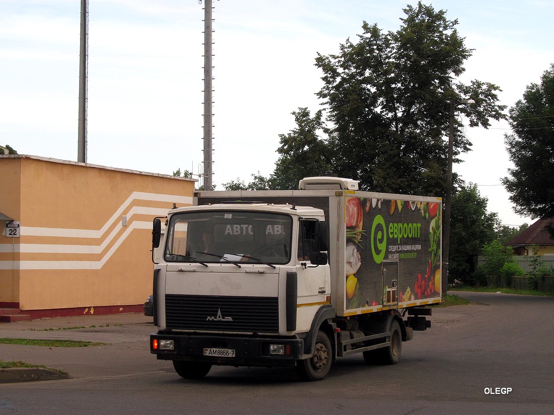 Минская область, № АМ 8866-7 — МАЗ-437043