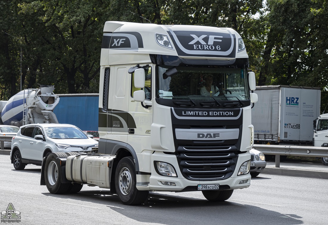 Алматы, № 398 ACQ 02 — DAF XF Euro6 FT