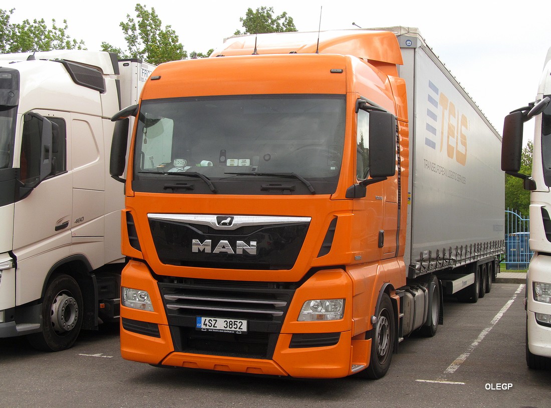 Чехия, № 4SZ 3852 — MAN TGX ('2016) 18.510
