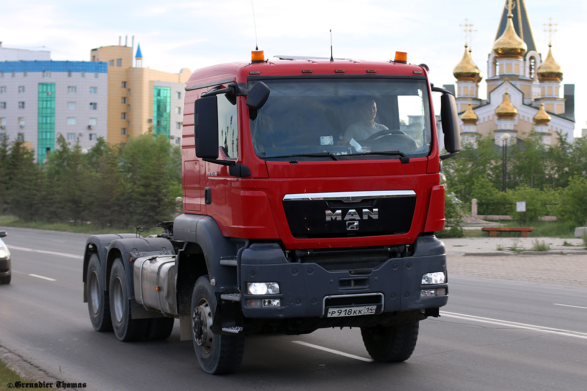 Саха (Якутия), № Р 918 КК 14 — MAN TGS 33.430