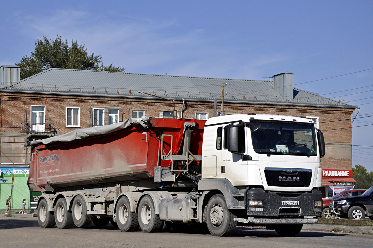 Алтайский край, № Е 629 ХР 22 — MAN TGS 33.440