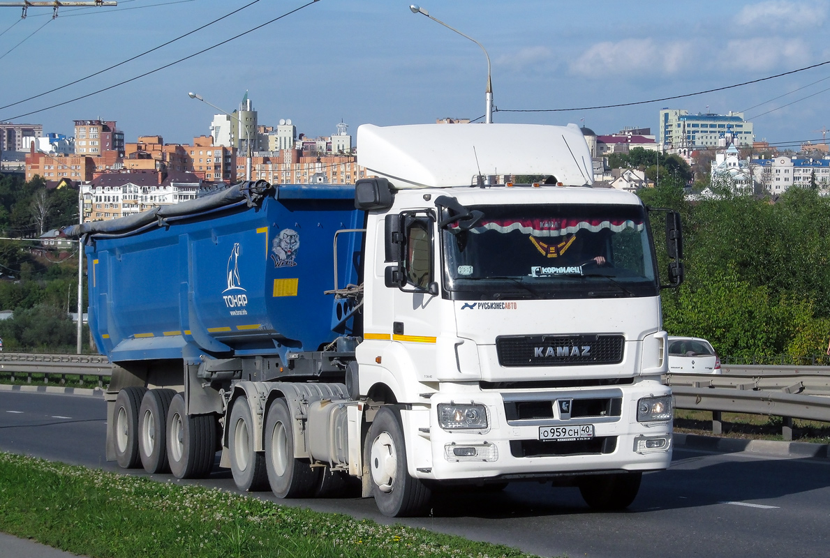 Калужская область, № О 959 СН 40 — КамАЗ-65206-T5(68)
