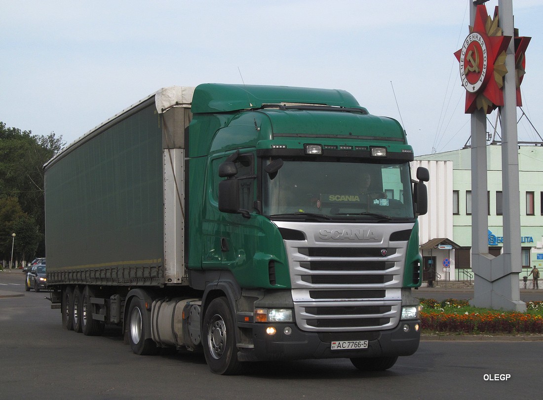 Минская область, № АС 7766-5 — Scania ('2009-2011, общая модель)