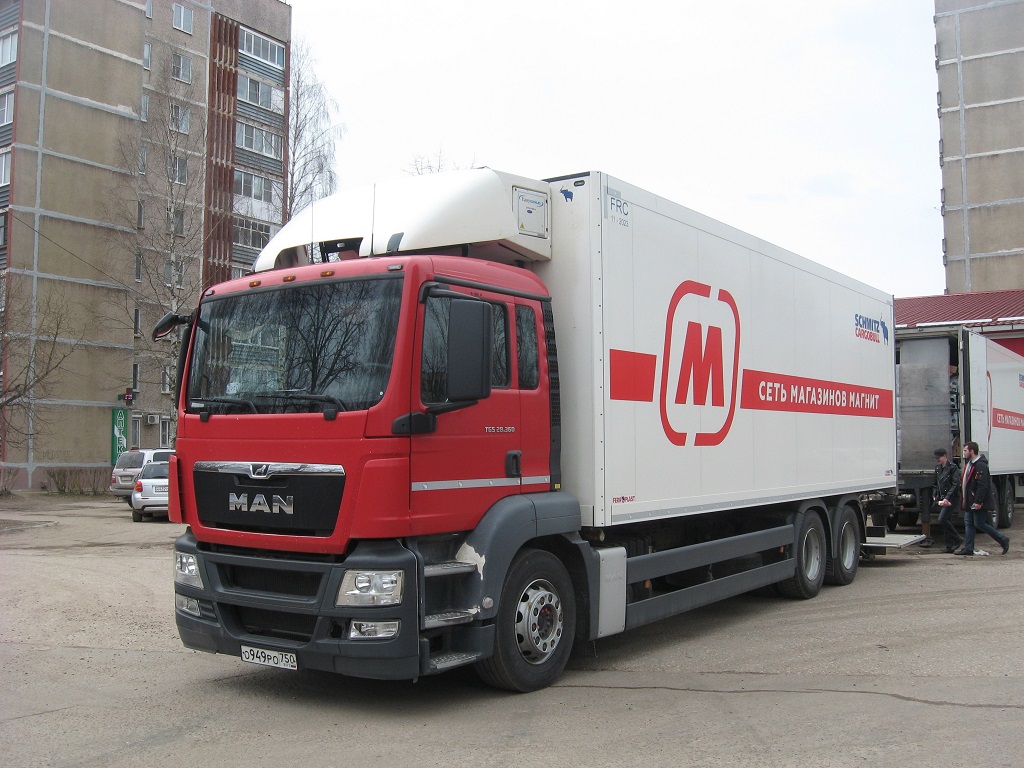 Московская область, № О 949 РО 750 — MAN TGS 28.360