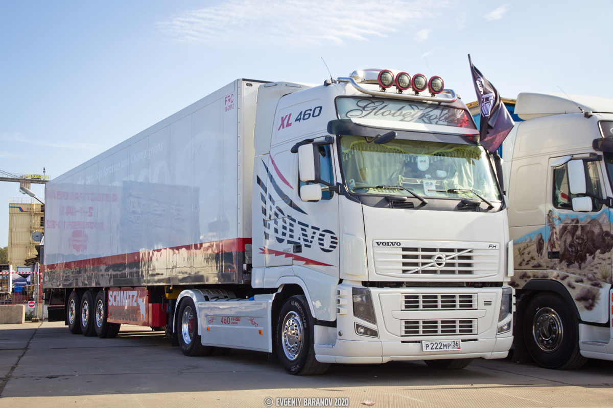 Воронежская область, № Р 222 МР 36 — Volvo ('2008) FH.460; Москва — Фестиваль Truckfest 2020