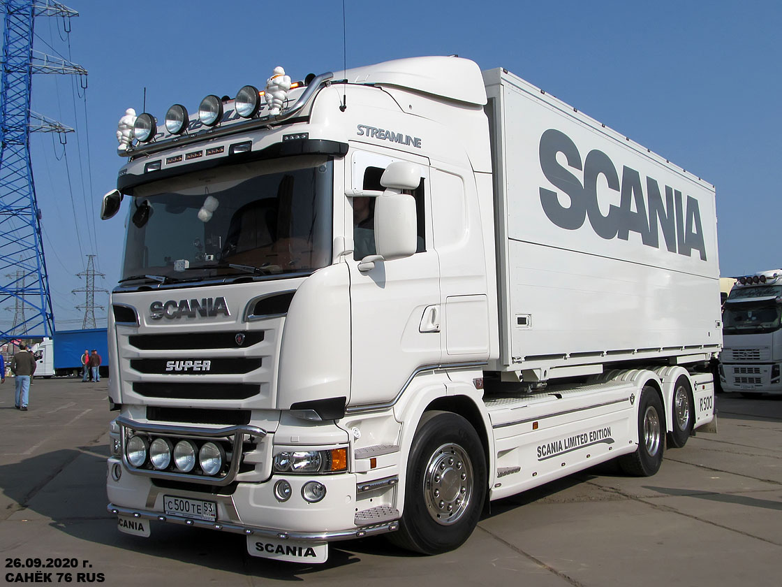 Новгородская область, № С 500 ТЕ 53 — Scania ('2013) R500; Москва — Фестиваль Truckfest 2020