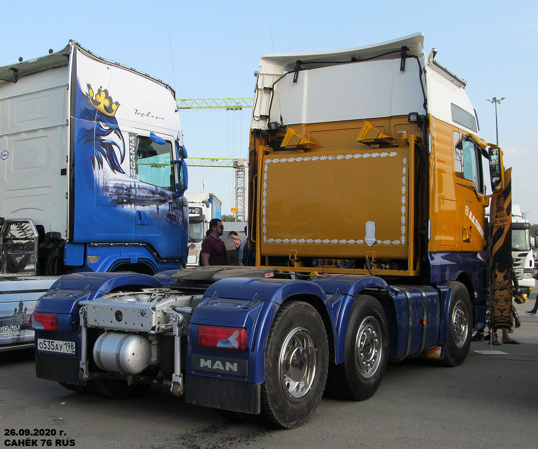 Санкт-Петербург, № О 535 АУ 198 — MAN TGX ('2007) 26.540; Москва — Фестиваль Truckfest 2020