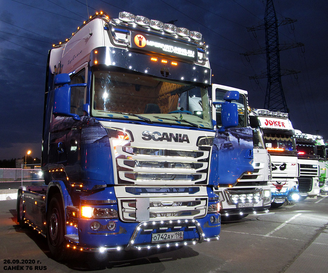 Санкт-Петербург, № О 742 АУ 198 — Scania ('2013) R440; Москва — Фестиваль Truckfest 2020