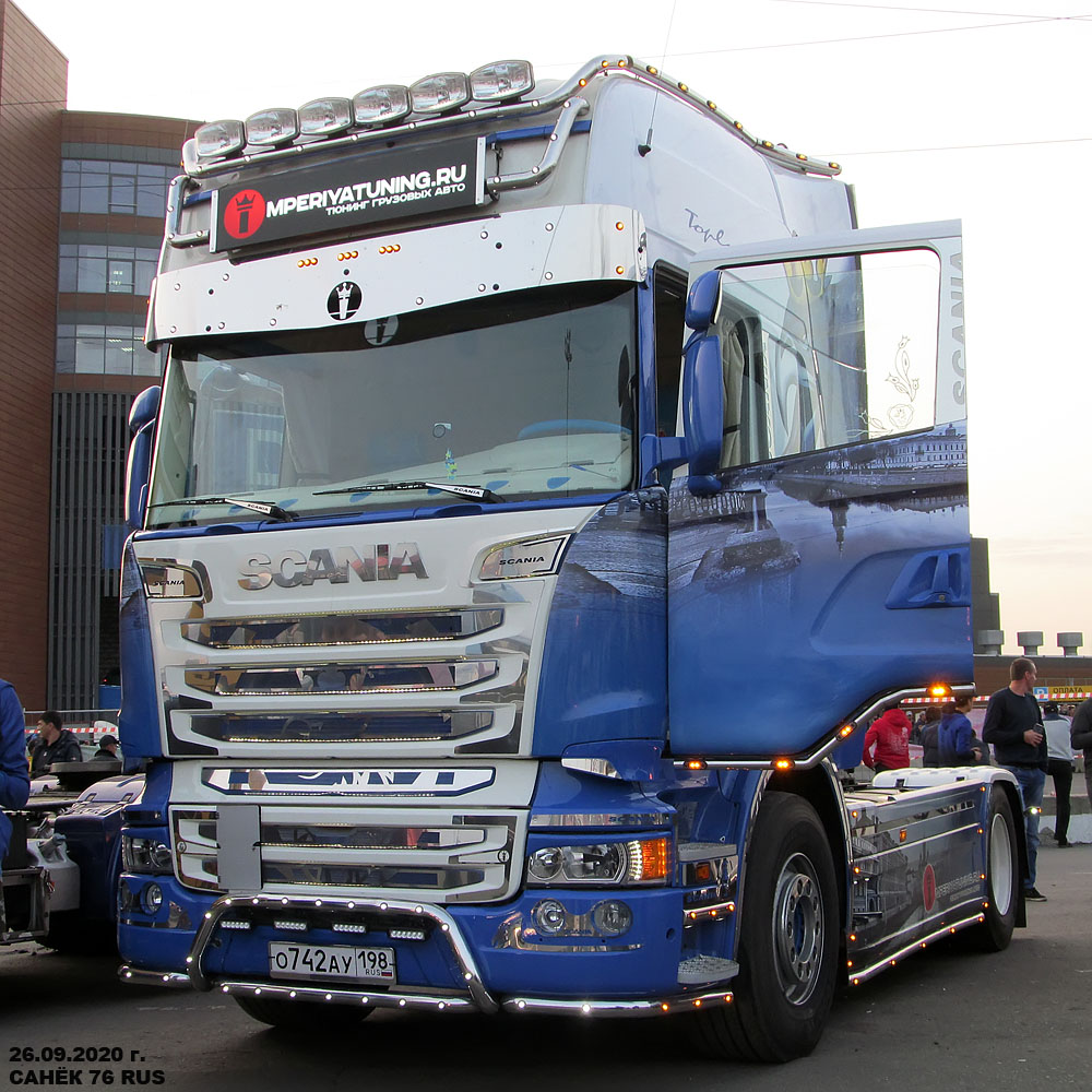 Санкт-Петербург, № О 742 АУ 198 — Scania ('2013) R440; Москва — Фестиваль Truckfest 2020