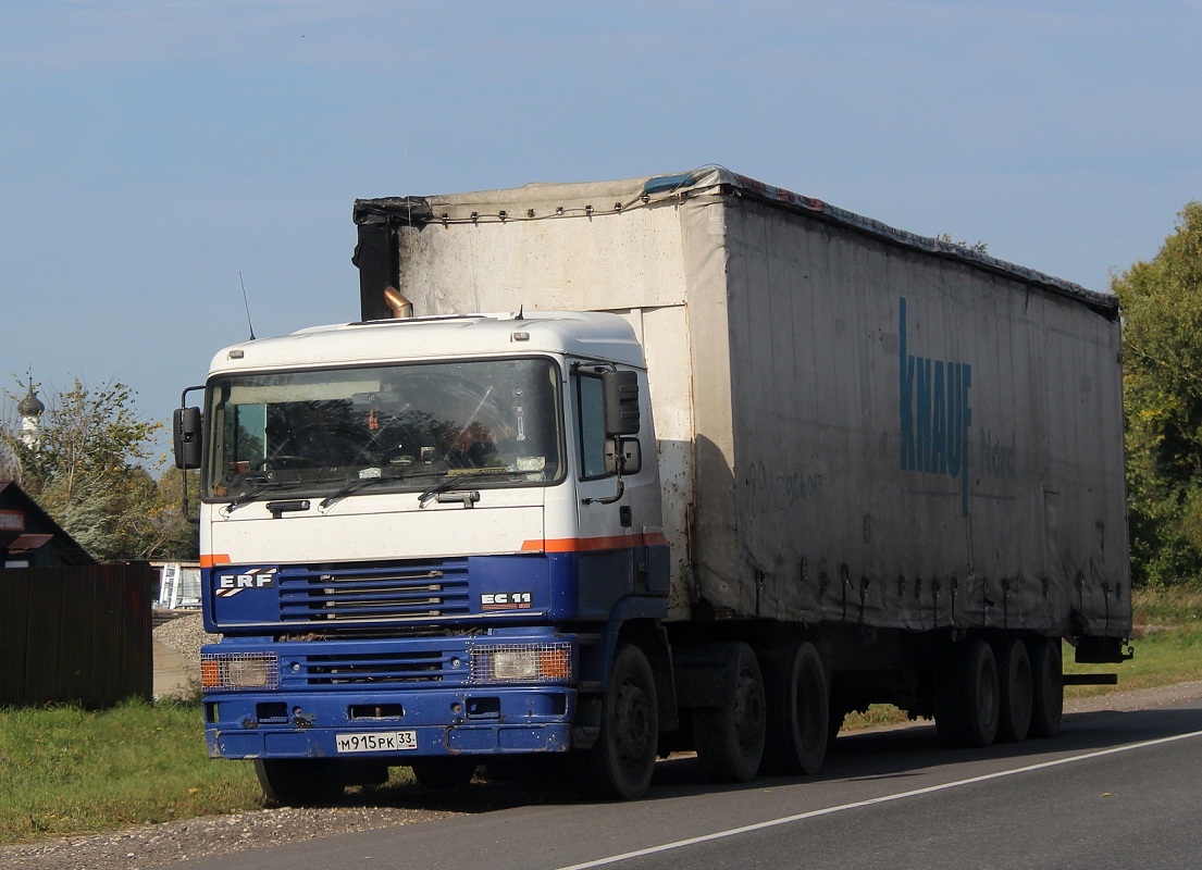 Владимирская область, № М 915 РК 33 — ERF EC11