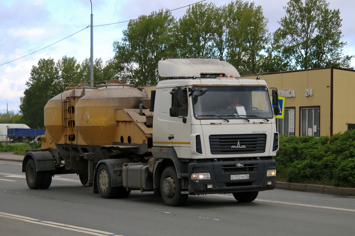 Санкт-Петербург, № Х 755 ММ 30 — МАЗ-5440B5