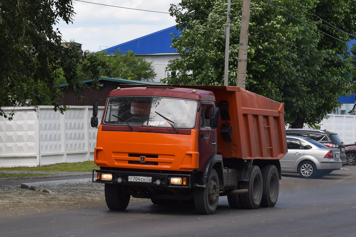 Алтайский край, № Т 704 СН 22 — КамАЗ-65115-01 [65115A]